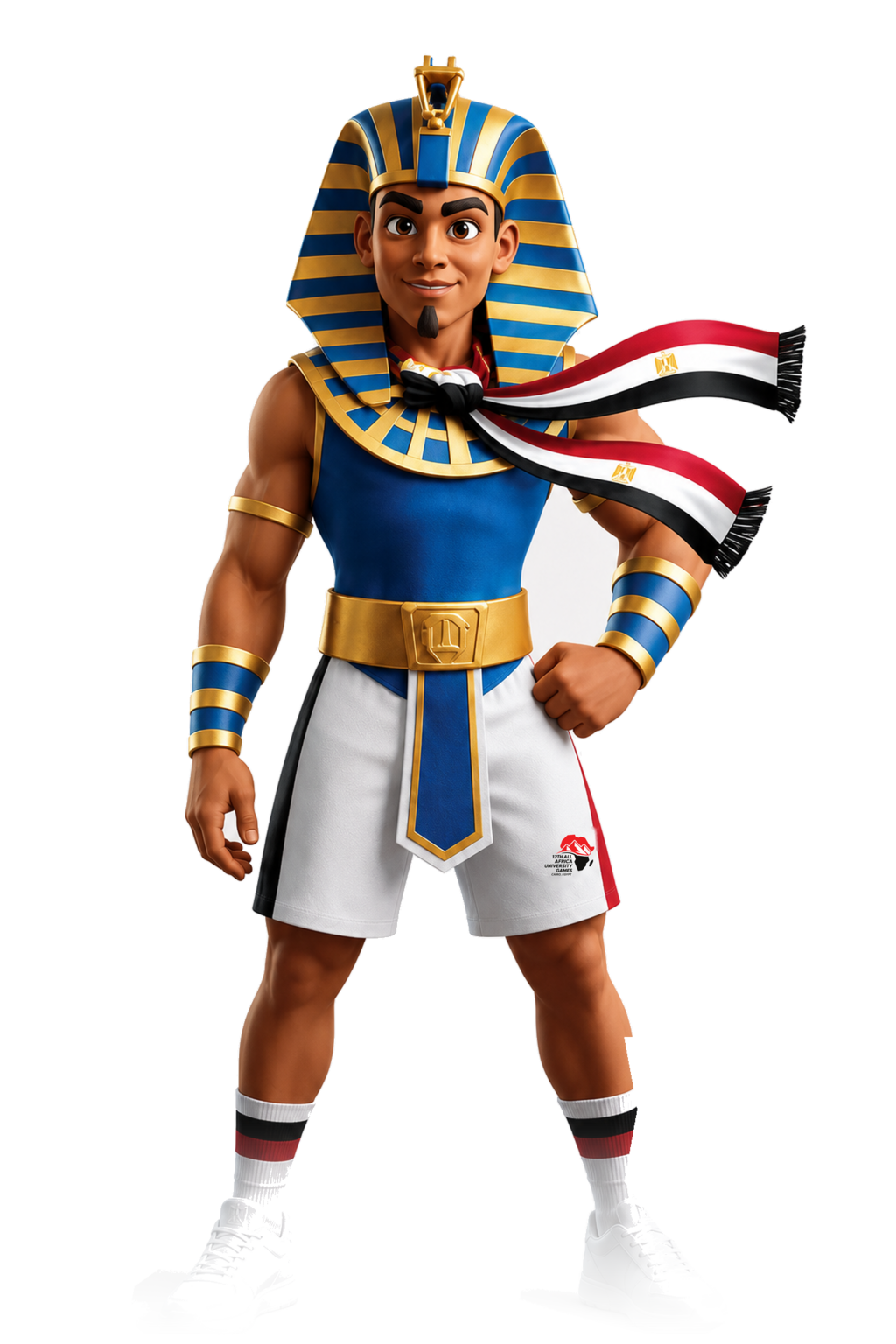 Tut, the official Cairo 2026 mascot